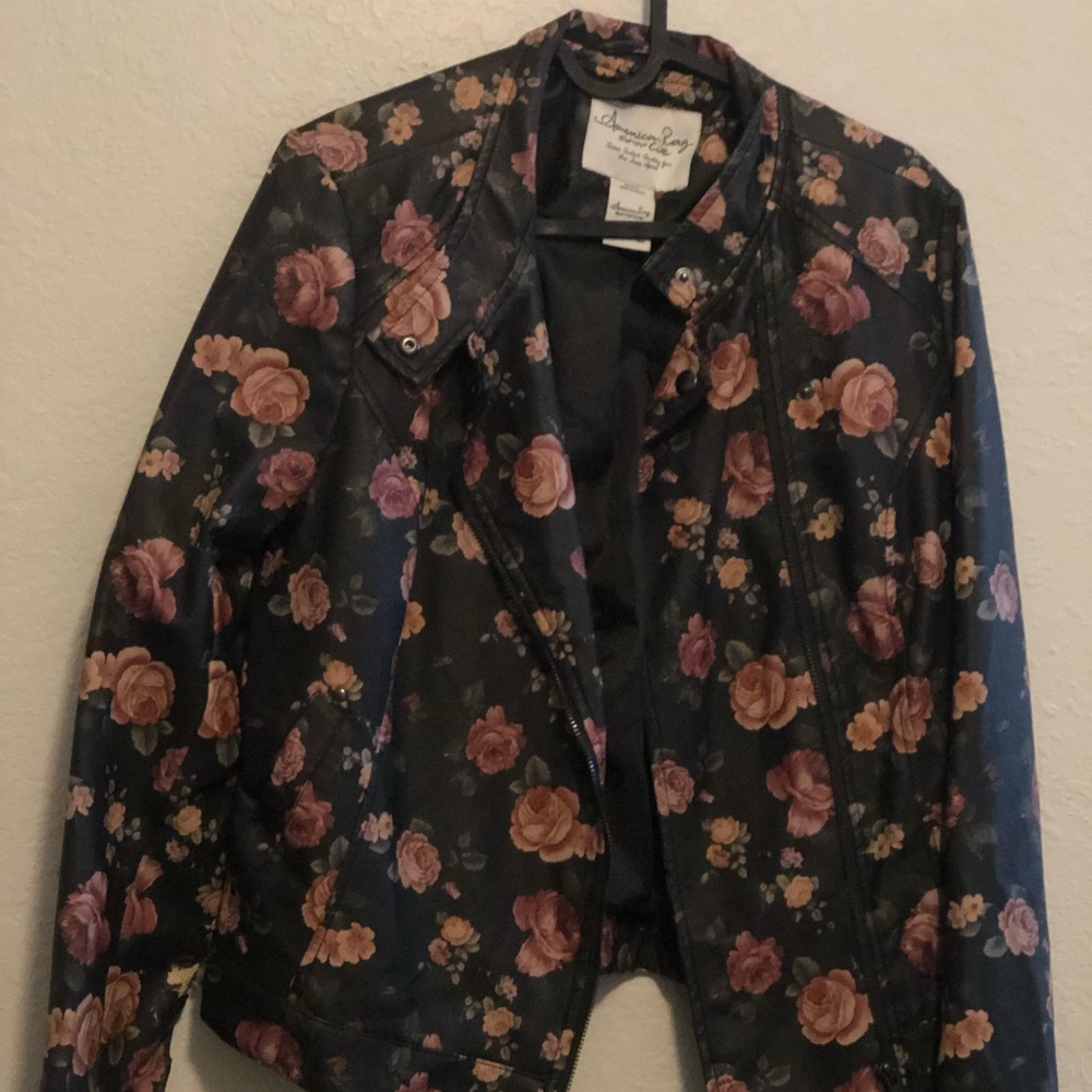 Faux leather jacket